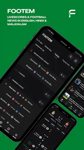 Footem: Live Scores & News screenshot