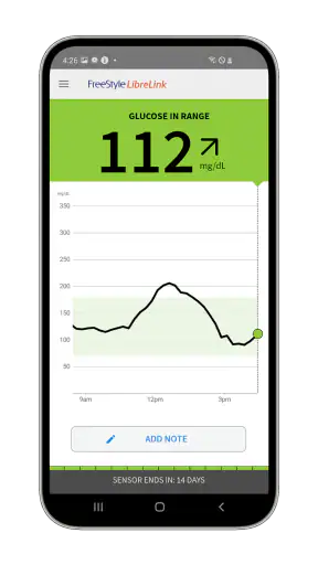 FreeStyle LibreLink - IN screenshot