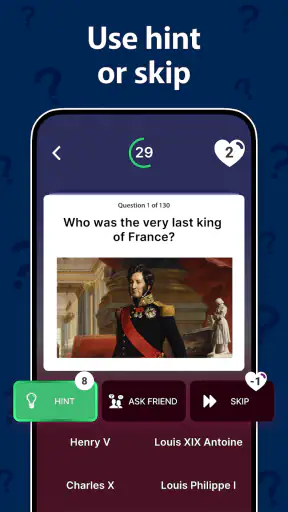 French History Quiz Games screenshot