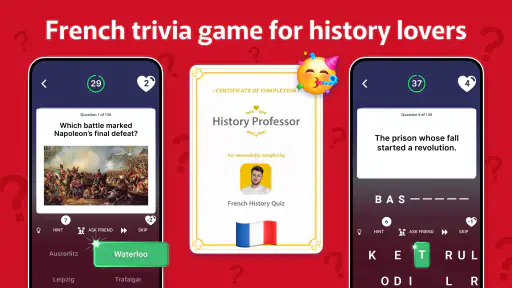 French History Quiz Games screenshot