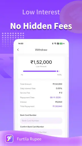 Furtila Rupee-Credit Line screenshot