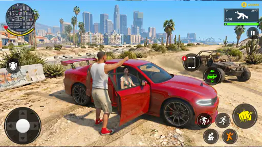 Gangster Car Driving 3D Game screenshot