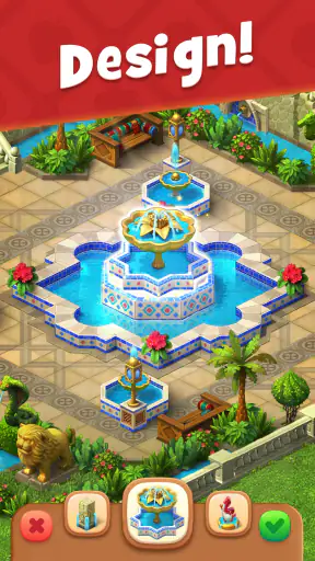 Gardenscapes screenshot
