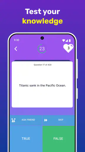 General Knowledge Quiz screenshot