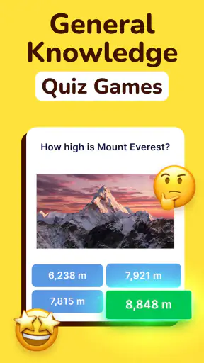 General Knowledge Quiz Games screenshot