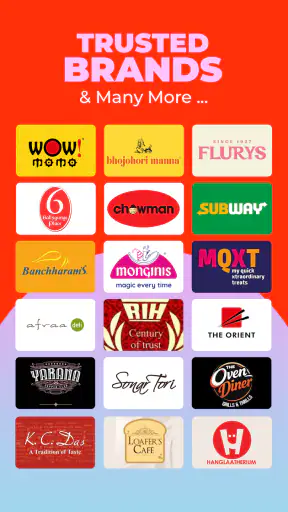 Gintaa: Food Ordering App screenshot