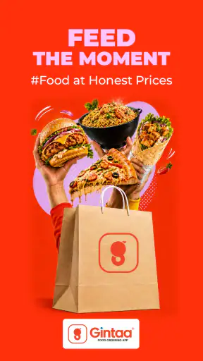 Gintaa: Food Ordering App screenshot