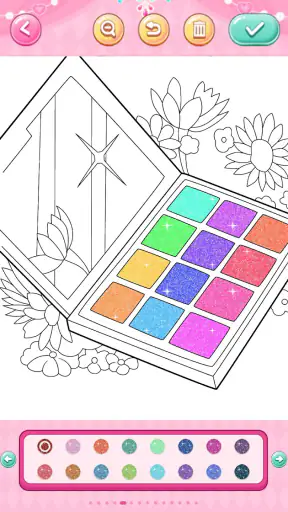 Glitter Beauty Color For Kids screenshot