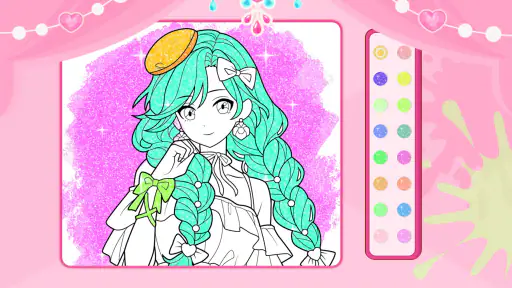 Glitter Beauty Color For Kids screenshot