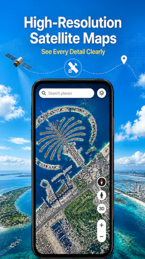 GPS Camera & Live Earth Map screenshot