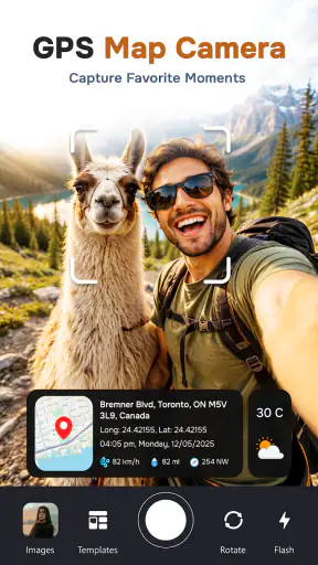GPS Map Camera GeoTag & Photos screenshot