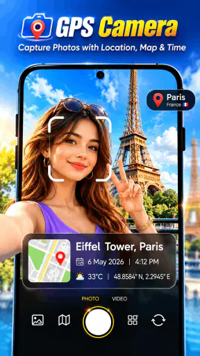 GPS Map Camera, Photo Stamp screenshot