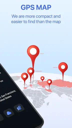 Gps map navigation compass screenshot