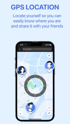 Gps map navigation compass screenshot