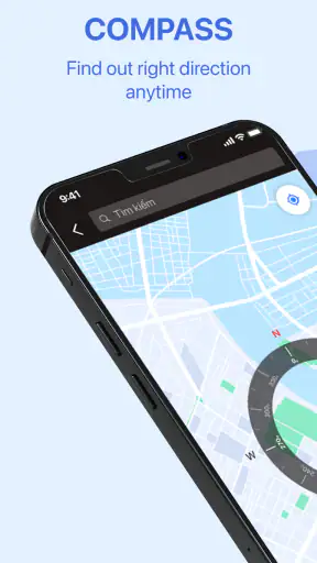 Gps map navigation compass screenshot