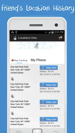 GPS फोन ट्रैकर screenshot