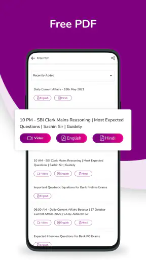 Guidely Exam Preparation App screenshot