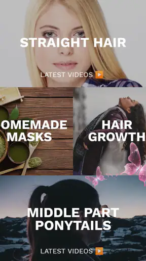 Hair care routine screenshot