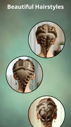 Hairstyles for short hair Girl screenshot
