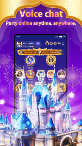 Halla Live - Group Voice Chat screenshot