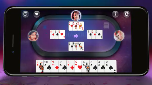 Hazari Card Game Offline screenshot