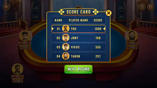 Hazari Royal 1000 Points Game screenshot