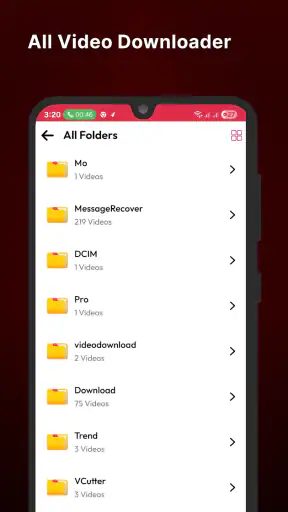 HD All Video Downloader Player screenshot