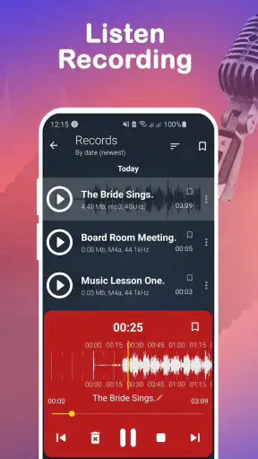 HD Voice Recorder: Voice Memos screenshot