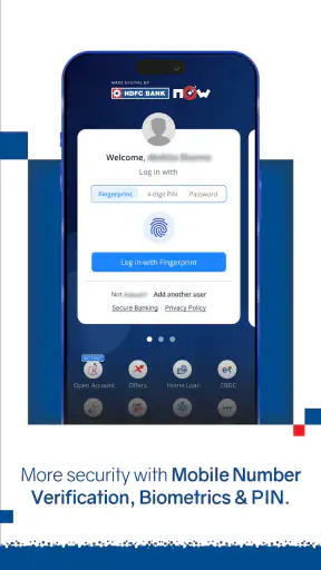 HDFC बैंक मोबाइलबैंकिंग ऍप screenshot