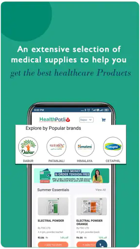 HealthPotli - Online Med Store screenshot