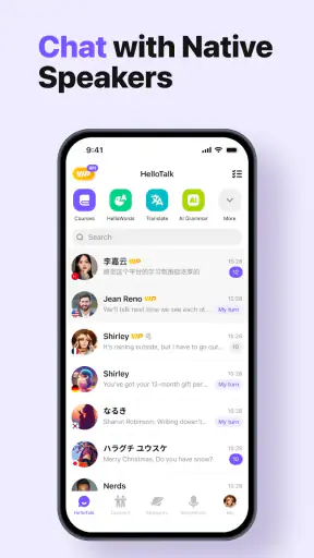 HelloTalk - भाषाएँ सीखें screenshot