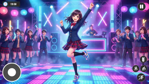 High School Anime Girl Sim 3D screenshot