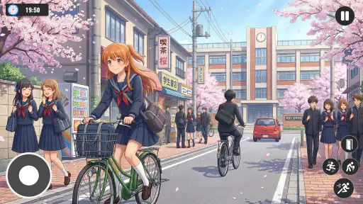 High School Anime Girl Sim 3D screenshot