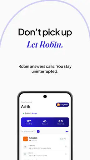 hiRobin - AI Call Assistant screenshot