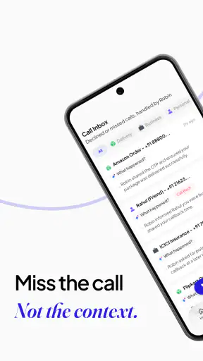 hiRobin - AI Call Assistant screenshot