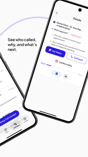 hiRobin - AI Call Assistant screenshot