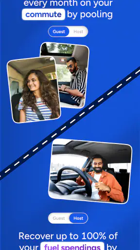 Hopr: Carpool, Ride Share App screenshot