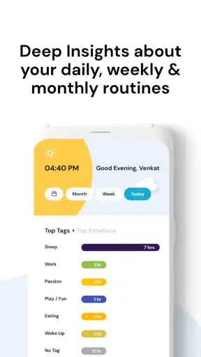 Hourly Journal - Time tracker screenshot