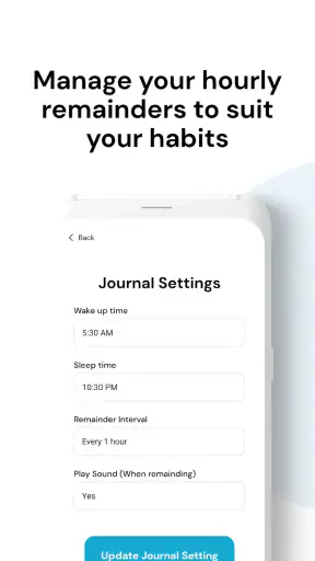 Hourly Journal - Time tracker screenshot