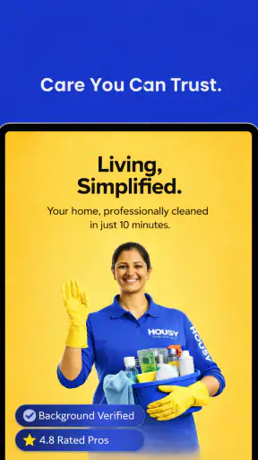 Housy: House Help in 10 Mins screenshot