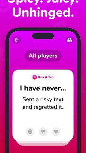 I Have Never: 18+ Dirty Game screenshot