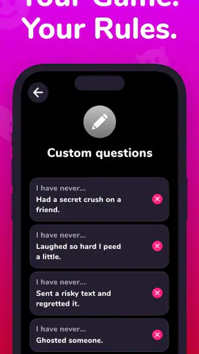I Have Never: 18+ Dirty Game screenshot