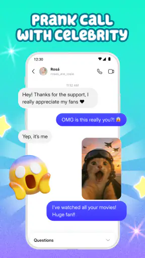 Idol Prank Call - Fake Call screenshot