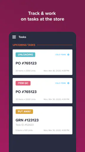 IM Retails Tasks screenshot