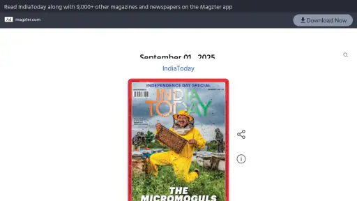 India Today Magazine screenshot