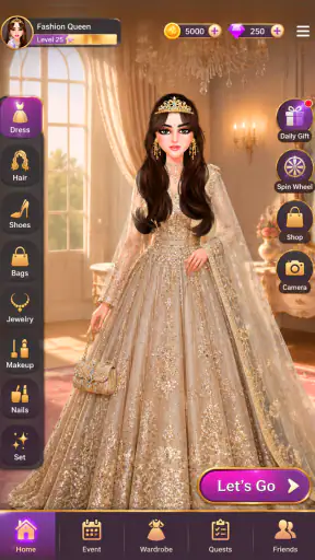 Indian Bride Dress Up Game screenshot