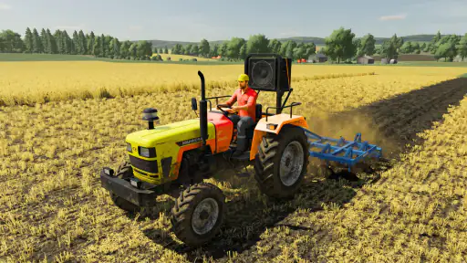 Indian Desi Farming Tractor 3D screenshot