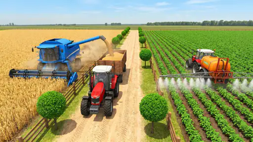 Indian Desi Farming Tractor 3D screenshot