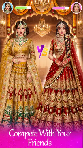 Indian Fashion Wedding Dressup screenshot