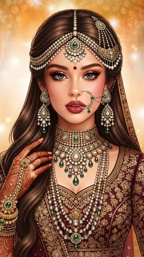 Indian Fashion Wedding Dressup screenshot